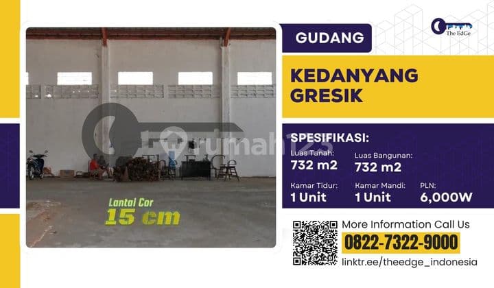 Gudang Siap Operasi SHM Kedanyang Gresik Akses Tol Cepat