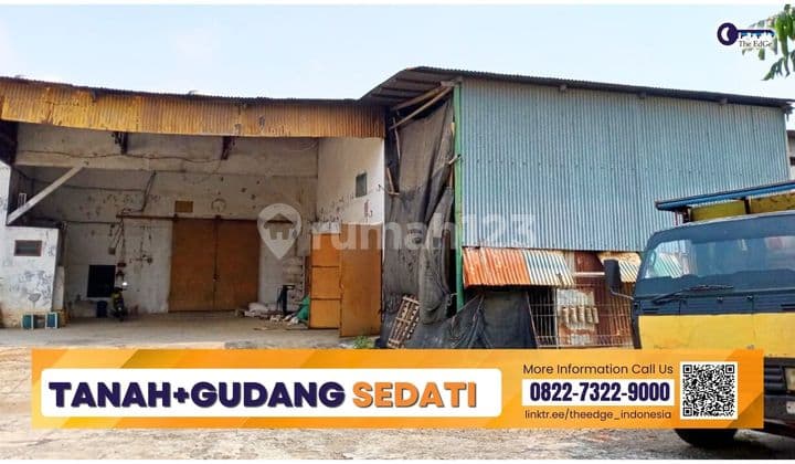 Gudang Sedati Sidoarjo - Lahan Luas, SHM, Siap Dikembangkan