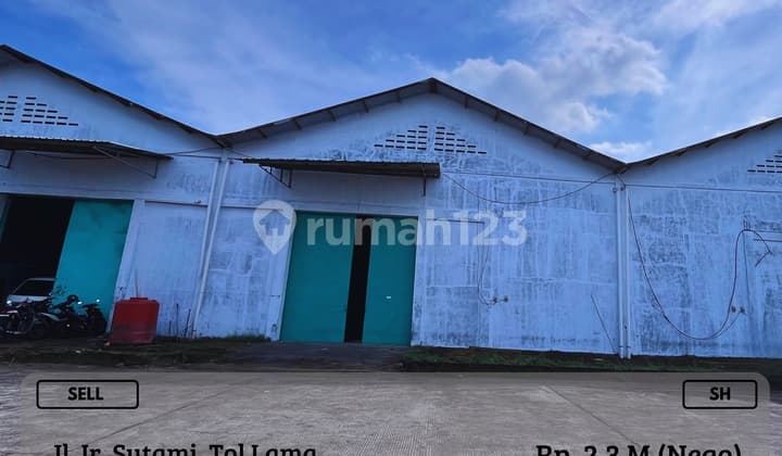 Dijual Gudang Ir. Sutami Makassar 1LT Siap Pakai Nego SH