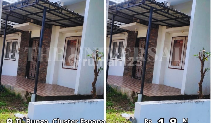 Dijual Rumah Minimalis 2lt + Perabot Cluster Espana Tj. Bunga