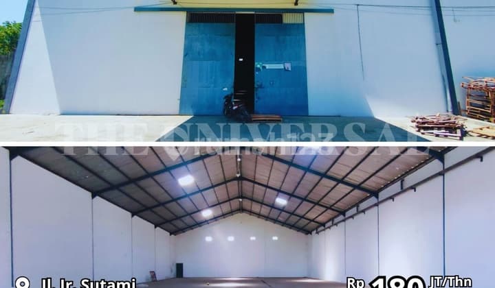 Disewakan Gudang 1Lt Poros Ir Sutami Siap Pakai Strategis Nego
