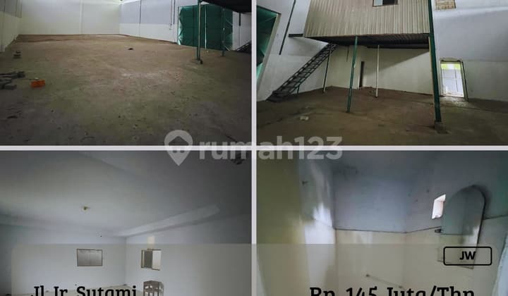 Disewakan Gudang Siap Pakai 1LT Poros Ir Sutami Strategis Negi