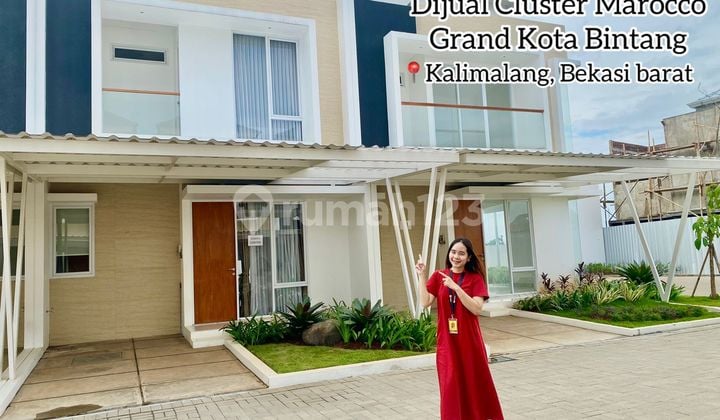 Rumah Dijual Cluster Marocco Grand Kota Bintang Kalimalang, Bekasi Barat