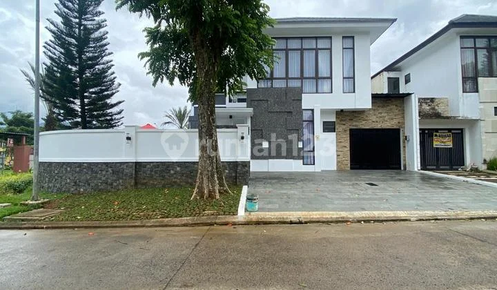 Dijual Rumah Hook Minimalis Furnished dengan Kolam Renang Sentul City Bogor