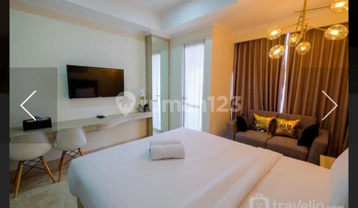 For Rent Apartment Menteng Park, Type 1BR, 1BT, Sapphire Tower, Fully Furnished.