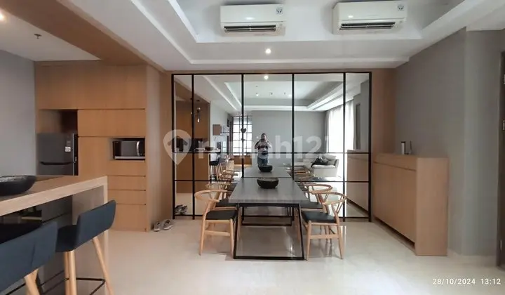 Disewakan Apartement 1Park Avenue 2+1 Br Full Furnish Japanese Interior Mewah Harga Masih Nego di Area Gandaria Jakarta Selatan