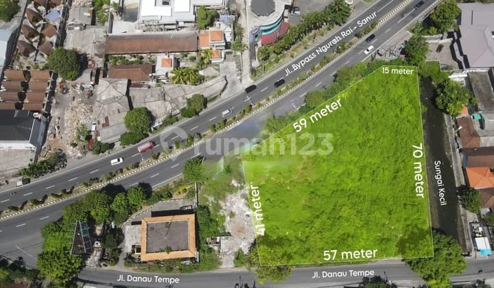 Disewakan Lokasi Tanah Dikawasan Premium Jl. Bypass Sanur - Bali.