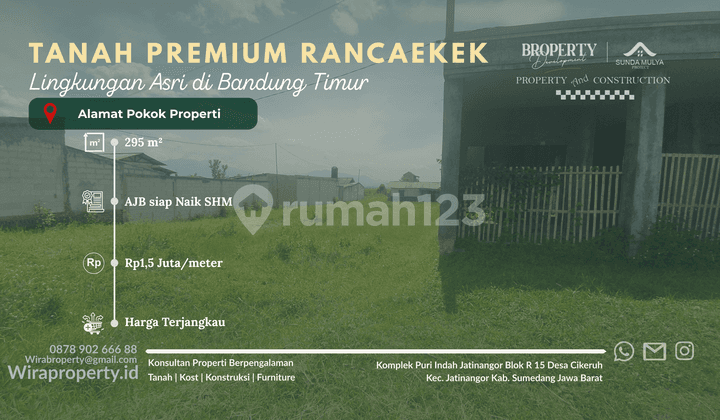 Dijual Tanah Rancaekek Harga Sangat Murah