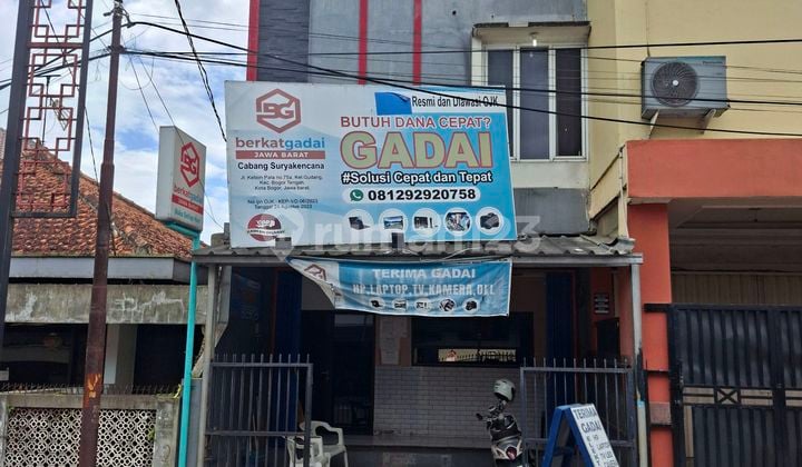 Strategically Busy Ruko in Kampung Cincau near Suryakencana Bogor