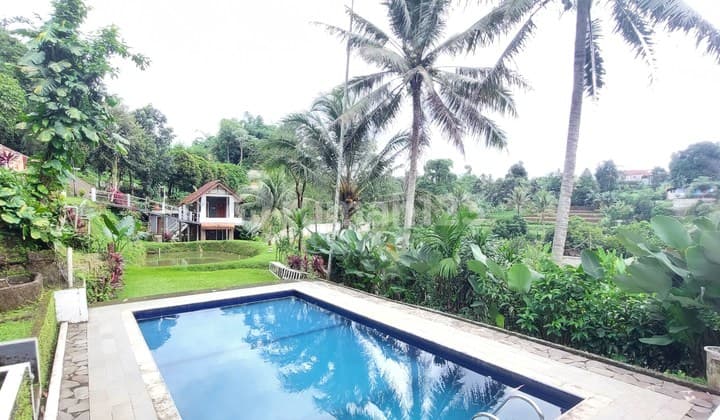 Villa In Bogor Comfortable Green With Rural Atmosphere In Dramaga