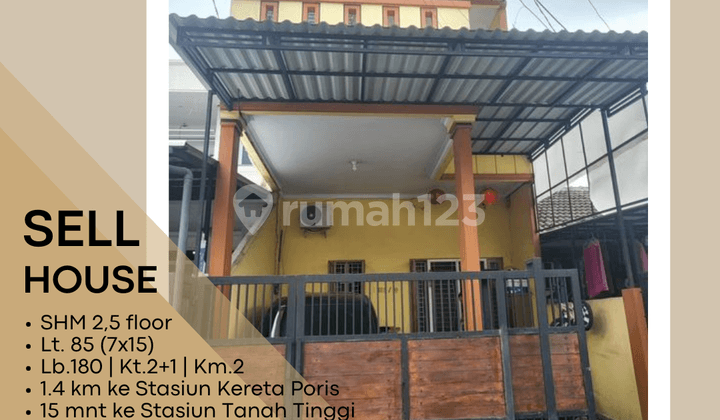 Dijual Rumah Semi Furnished Poris Paradise, Tgr