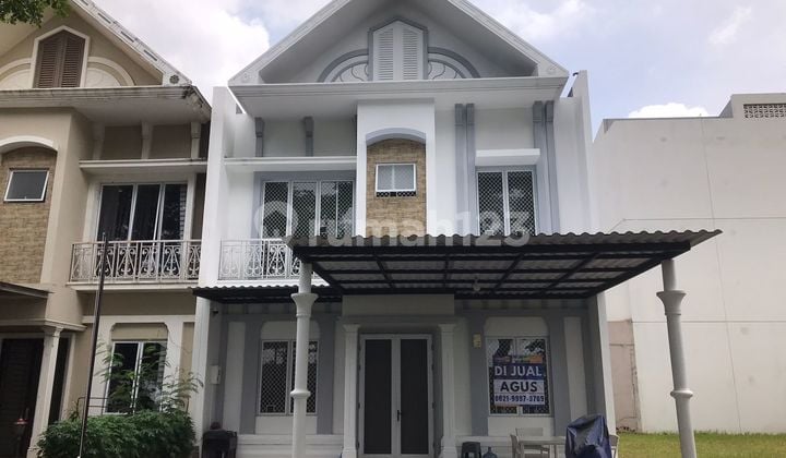 Rumah Bagus 2Lt Semi Furnish di Cluster South Thames Jgc Jakarta Timur