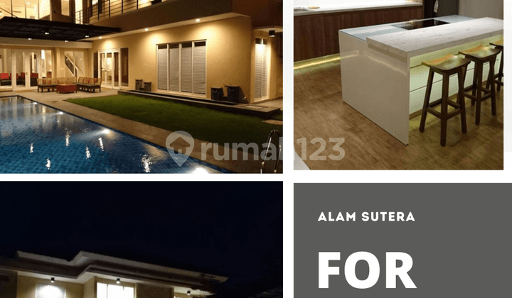 For Sale Luxury House Alam Sutera Renata Private Pool