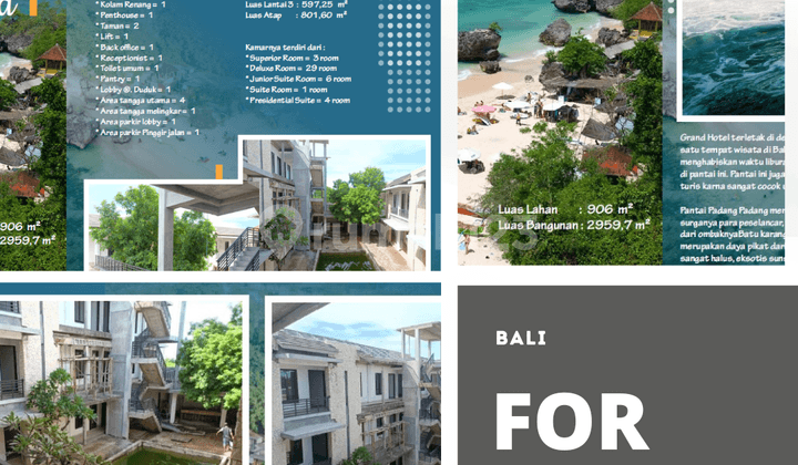 Disewa Grand Hotel Dekat Pantai Padang Padang Bali