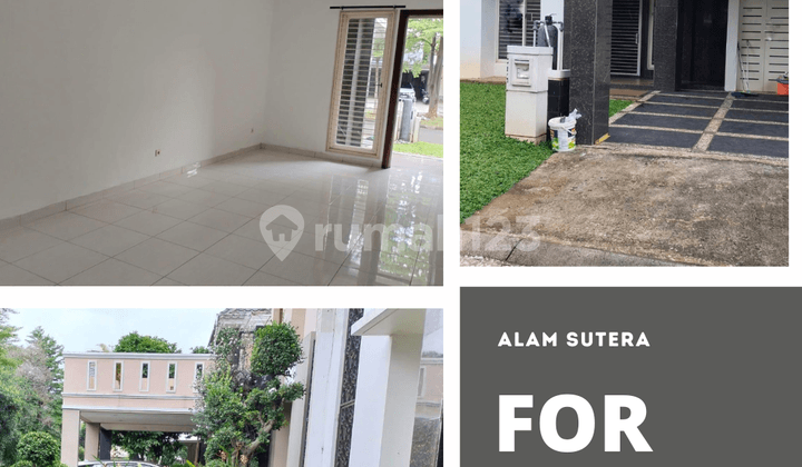 Disewakan Rumah Alam Sutera Cluster Sutera Renata Alba
