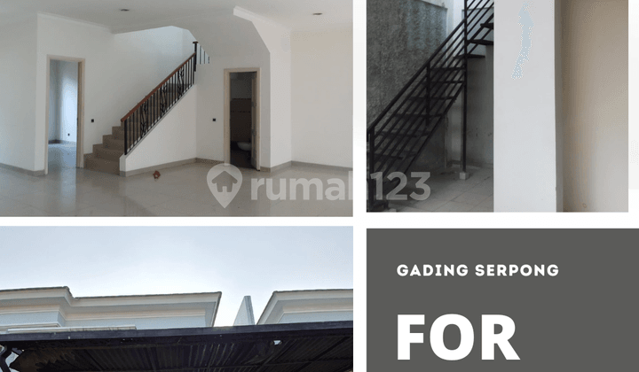 Disewakan Rumah di Cluster aquamarine Pondok Hijau Golf Summarecon Gading Serpong