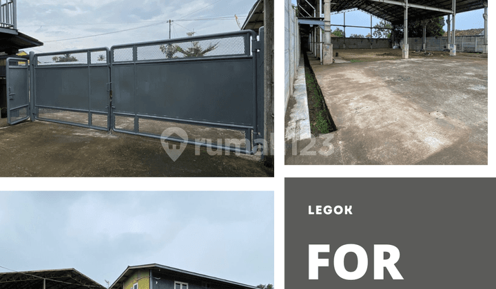 Dijual TANAH + GUDANG LEGOK - 1.104 m²