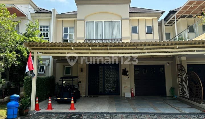 Rumah Dengan Private Pool Di Cluster Eminent Dekat Ice & Tol Bsd