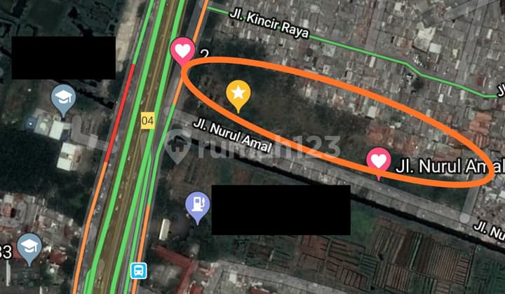 Tanah Komersial Murah Lokasi Strategis Pinggir Jalan Raya Di Cengkareng Timur Jakarta Barat