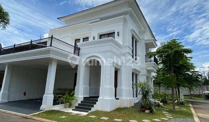 Dijual Rumah Bangunan Mandiri Hook Semi Furnished di Alam Sutera Cluster Victoria