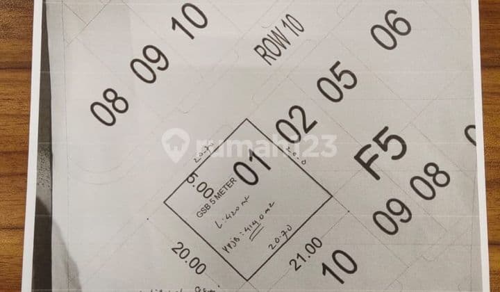 Dijual Kavling Tanah 414 m2 SHM di Versailles BSD City, Tangerang dekat Gerbang Tol BSD