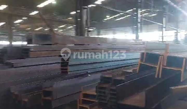 Steel Construction Factory Take Over Strategic Location Flood-Free Container Access In Jayanti Tangerang