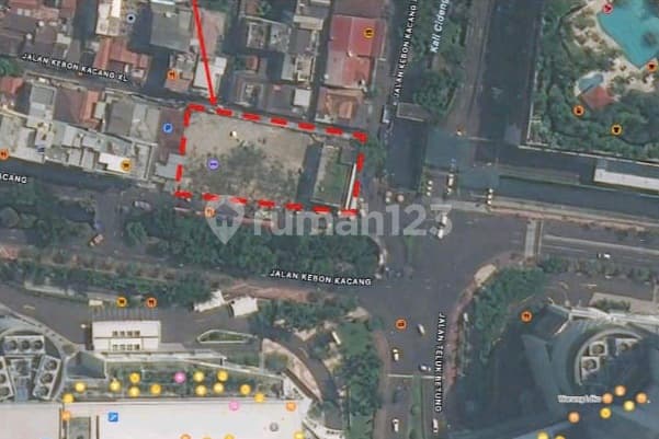 Tanah Komersil Lokasi Strategis Siap Bangun Seberang Grand Indonesia Cocok Untuk Kantor Hotel Apartemen Dll Di Jalan Kebon Kacang Raya Jakarta Pusat