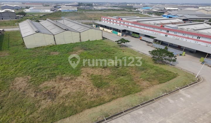 Tanah Murah Posisi Hoek Siap Bangun Lokasi Strategis Dekat Bandara Bebas Banjir Di Komplek Pergudangan Laksana Tangerang
