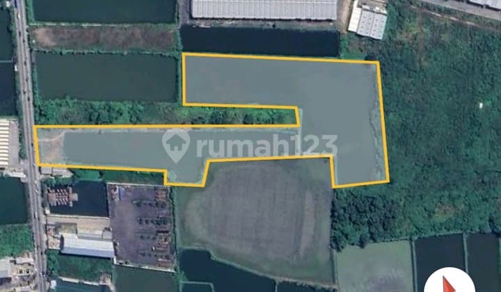 Lahan Tambak Cerme Gresik Daerah Pergudangan