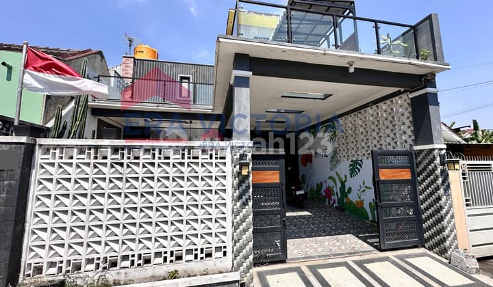 Rumah Bagus Full Furnish Rooftop Area Blimbing Dekat Arjosari & Araya