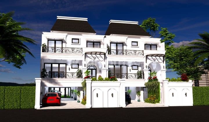 Rumah Baru Design American Classic + Lift + Mini Pool di Tebet Timur Jaksel