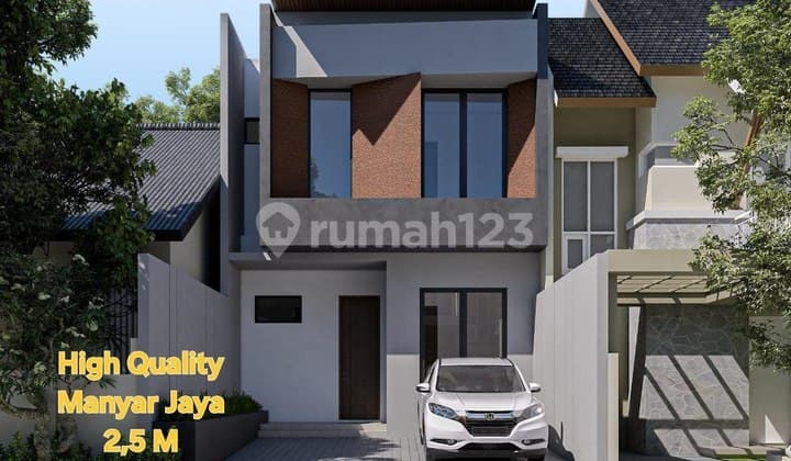 For Sale 2 New Houses in Manyar Surabaya Near Campus