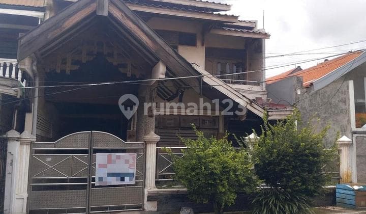 Dijual LELANG Rumah 2Lantai Manyar Indah Row Jalan 3Mobil Murah