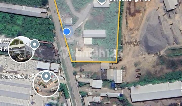 Dijual Tanah & Gudang Lengkong Mojokerto Siap Pakai Pagar Keliling & Cor Lebar 150M