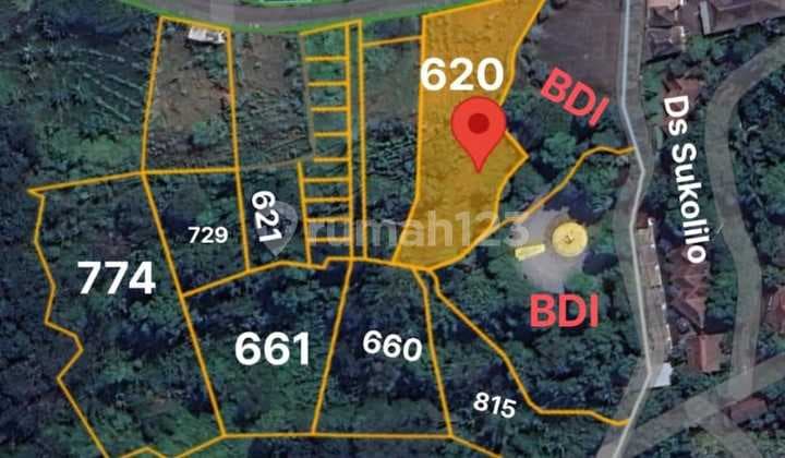 Termurah Tanah di Prigen,Sebelah Bukit Doa Imanuel. Cocok Untukhotel/ Villa /Tempat Wisata