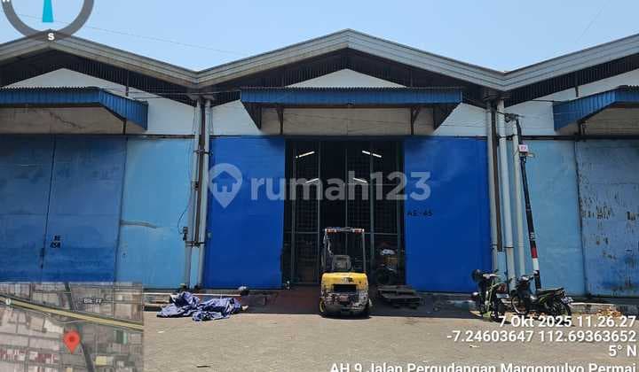 Dijual Murah Via Lelang Gudang di Margomulyo Permai Surabaya