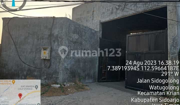 Dijual Lelang 310326 Gudang Desa Watugolong Krian