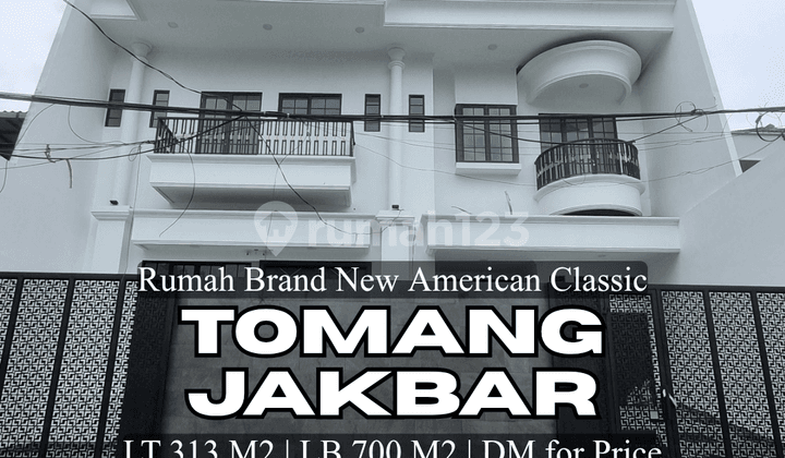 Rumah di Tomang Jakarta Barat Brand New 3 Lantai