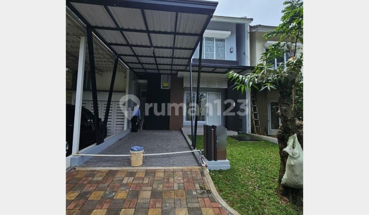 Turun Harga!!! Dijual Rumah Asri Bebas Banjir di Cluster Delatinos BSD Tangerang Selatan