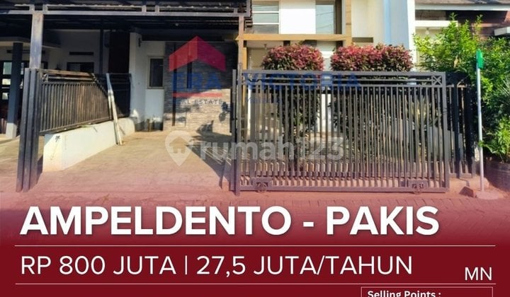 Dijual dan Disewakan Dalam Perumahan Griyandalem Ampeldento Lokasi Pinggir Jalan Raya, Dekat Bandara dan Exit Tol Pakis.