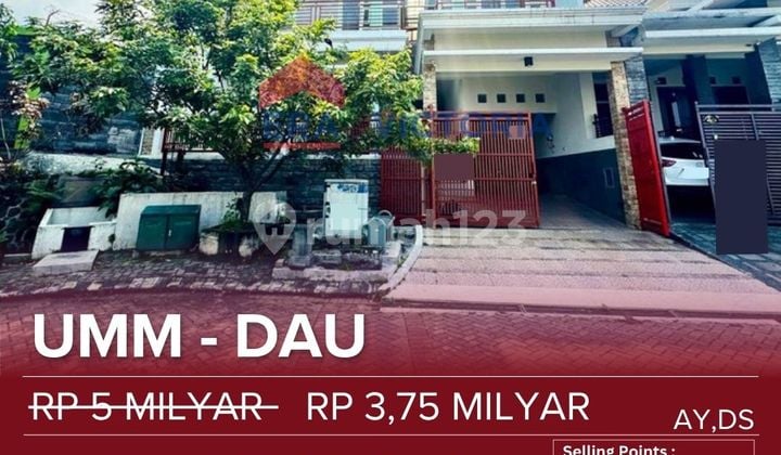Dijual Rumah Kost Aktif 2 Lantai Dekat Kampus Umm dengan Full Furnished.