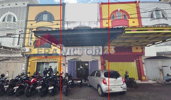 Disewakan di Komplek Ruko Soekarno Hatta, Strategis, Dekat Sekolah, Kampus-Kampus, Kuliner Soehat dan Sudimoro, Cocok untuk Segala Usaha.