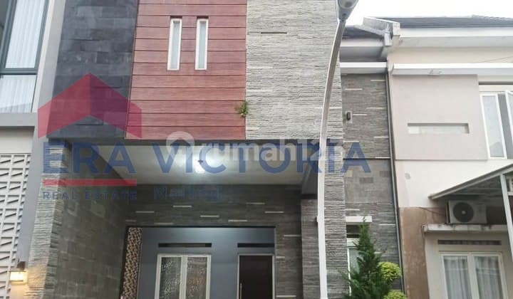rumah cantik siap huni fully furnished akses ke kota mudah