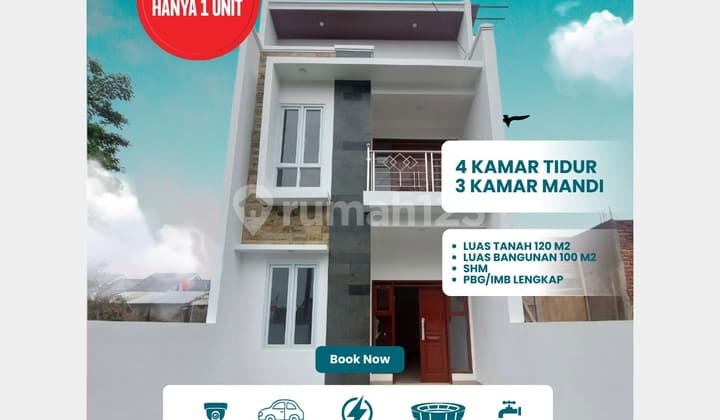 Jual Cepat Rumah Arcamanik - 4 Kamar, Akses 2 Mobil, Ready Stock Hanya 1 Unit