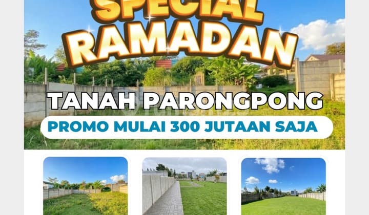 Buruan! Tanah Parongpong Harga Promo Ramadhan 300 Jutaan - Cocok Investasi
