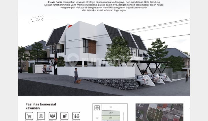 Jual Rumah Elevia Homes Kota Bandung - Panorama Pegunungan, Komplek Tenang & Asri