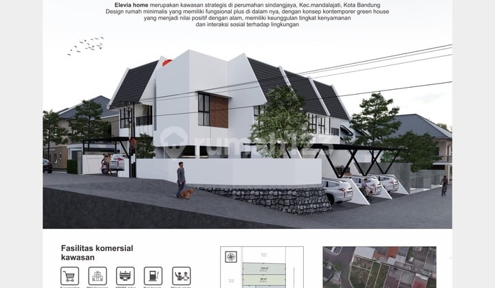 Selling Elevia Homes House in Bandung City - Mountain Views, Quiet & Serene Complex