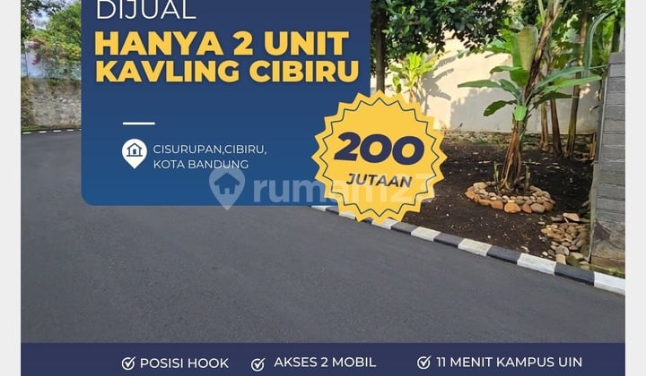 Tanah Kavling Strategis di Cibiru Bandung - Tinggal 2 Unit, Buruan Sebelum Habis!