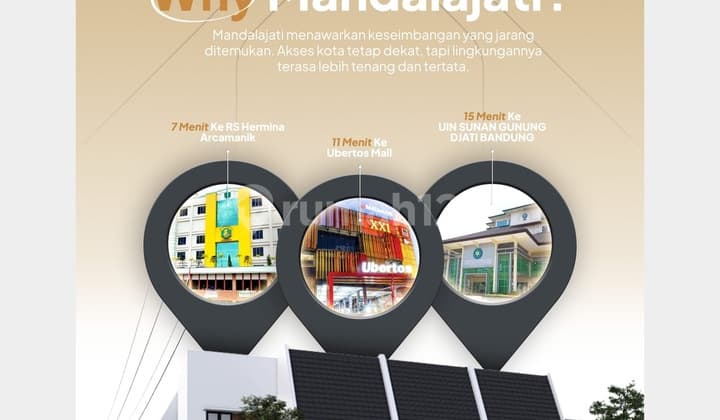 Hunian Eksklusif Bandung Dalam Kompleks | 3 Kt 2 Km | View Pegunungan