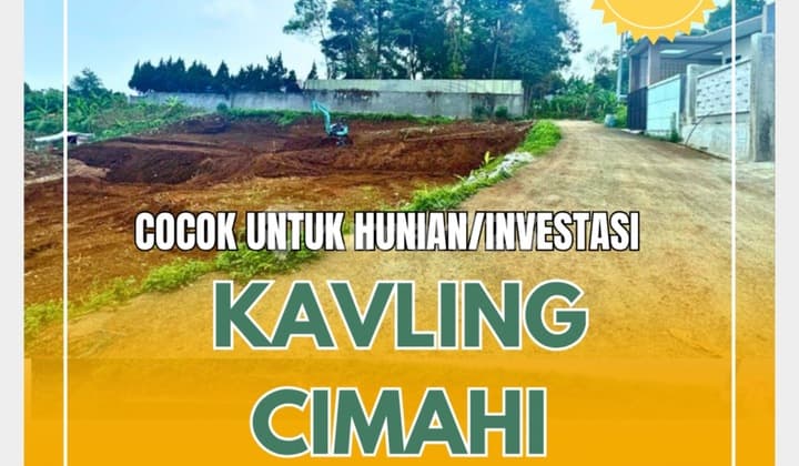 Tanah Murah Areal Cimahi Kawasan Permukiman: Cicil 12X non-Bunga
